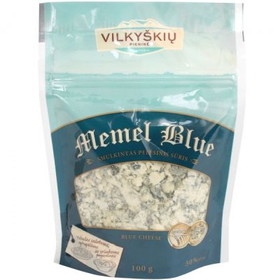 Cheese with blue mold Memel Blue weighed 50%